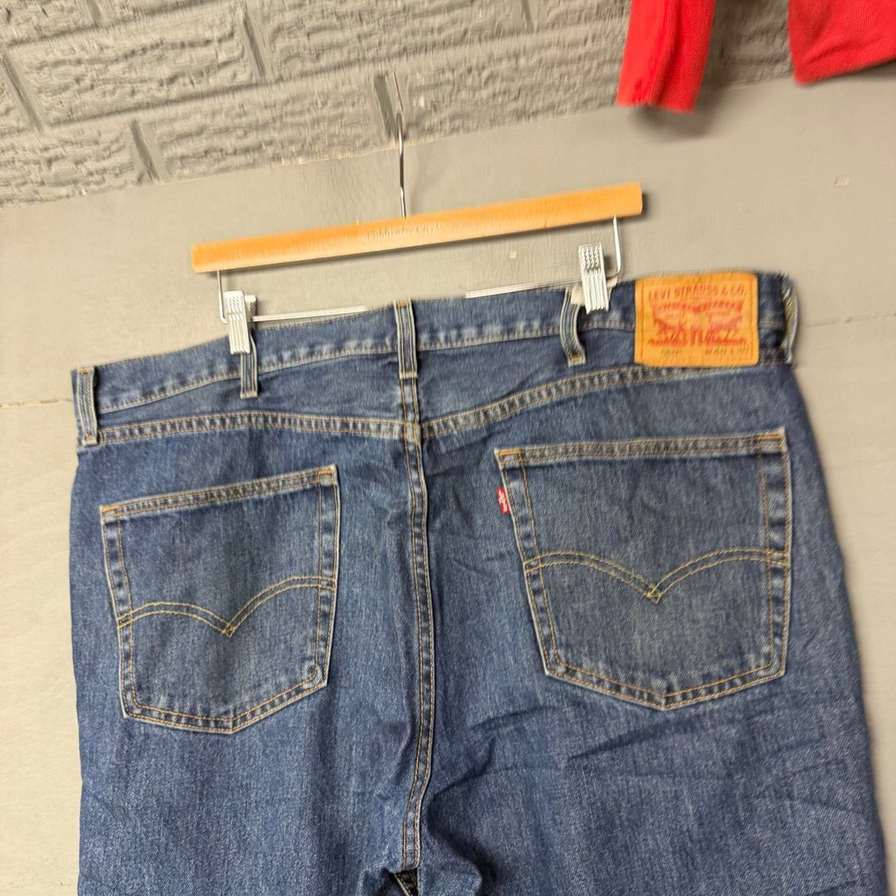 Levis 550 Relaxed Fit Tapered Leg Mens Blue Jeans W40 L30 Medium Wash Denim